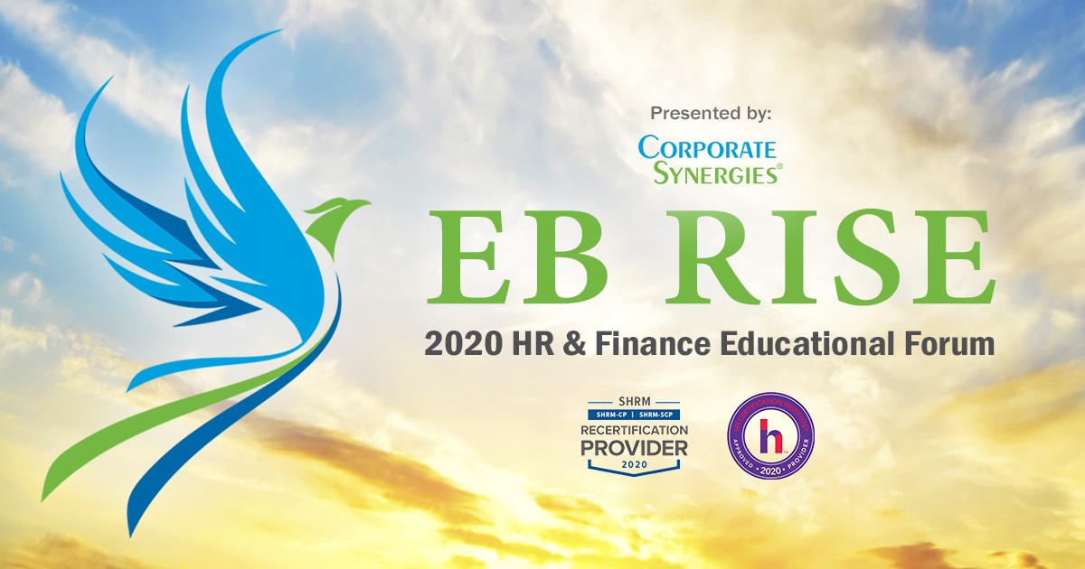 Now Available On Demand: EB RISE HR & Finance Forum Presentations | Corporate Synergies