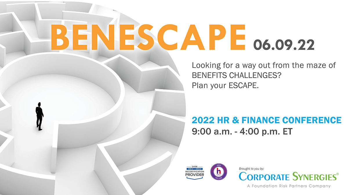 The Benescape: HR and Finance Conference will be held on June 9 | Corporate Synergies