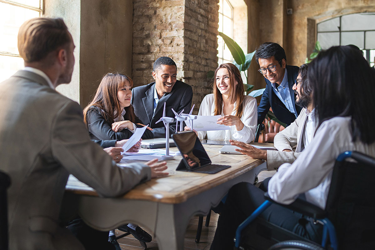 Employees in an employee resource group talk about their benefit concerns with like-minded colleagues| Corporate Synergies